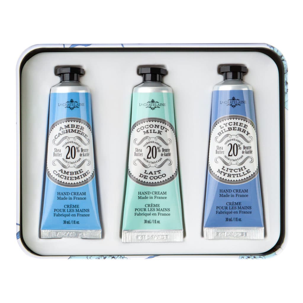La Chatelaine Beauty Winter White Hand Cream Trio