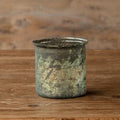 French Blue Candle Pot
