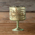 French Blue Etched Trifle
