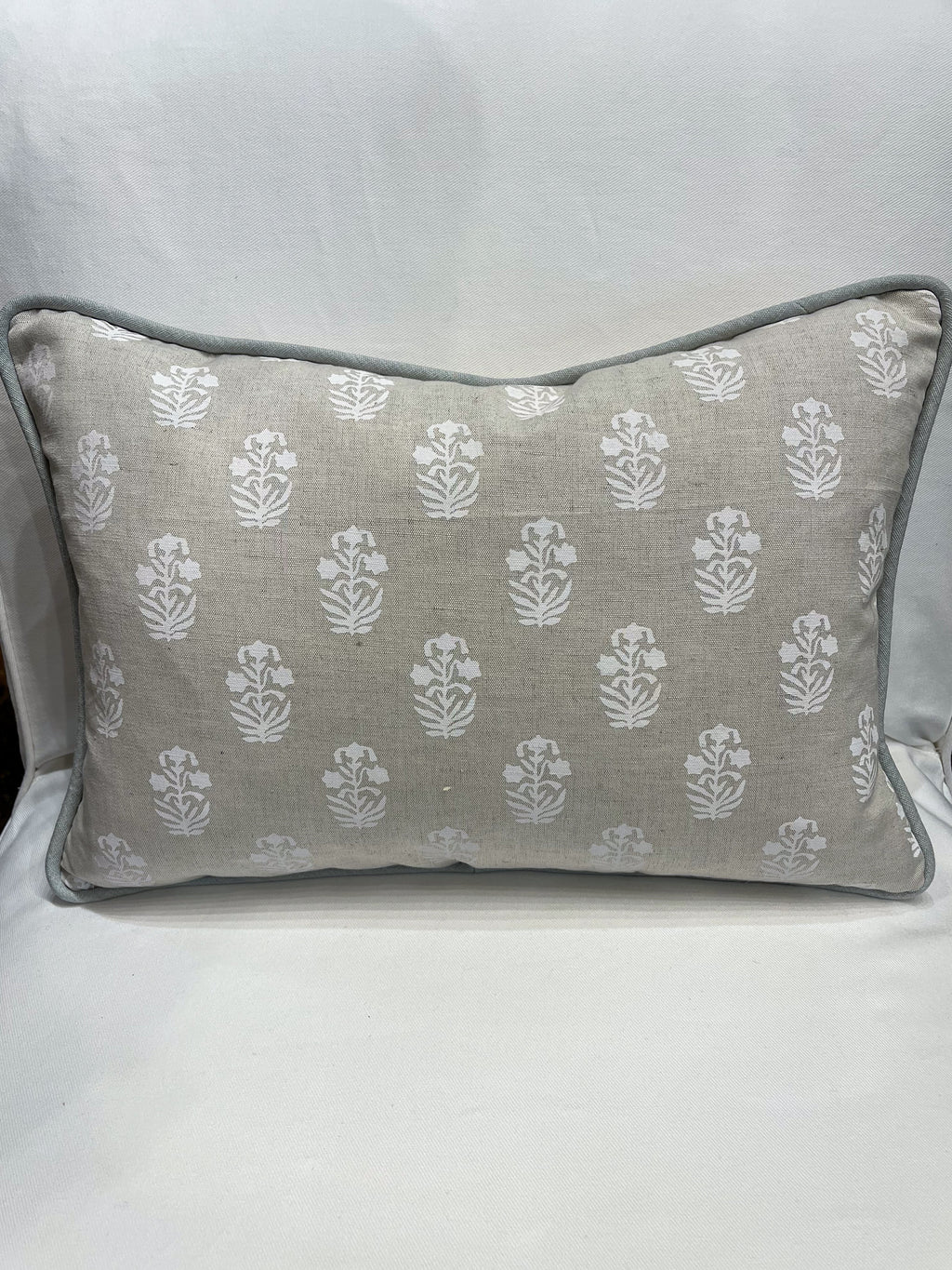 Floral Block Print Pillow