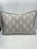 Floral Block Print Pillow