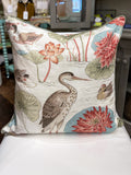 Lily Pad Print Pillow