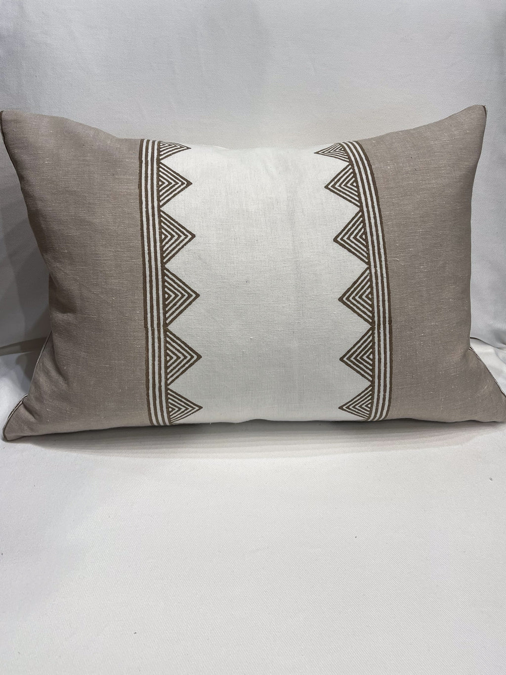 Geometric Stripe Pillow