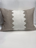 Geometric Stripe Pillow