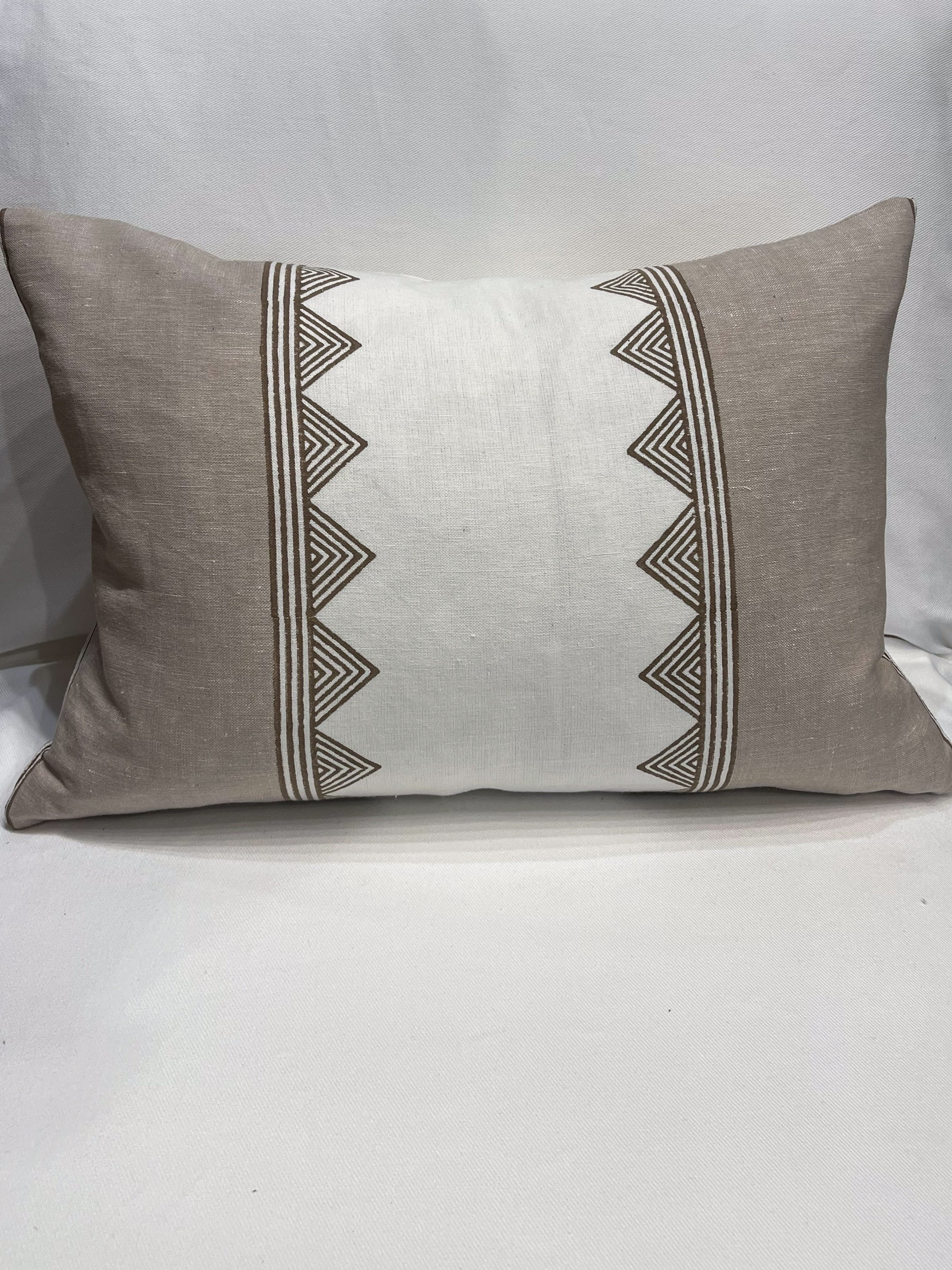 Geometric Stripe Pillow