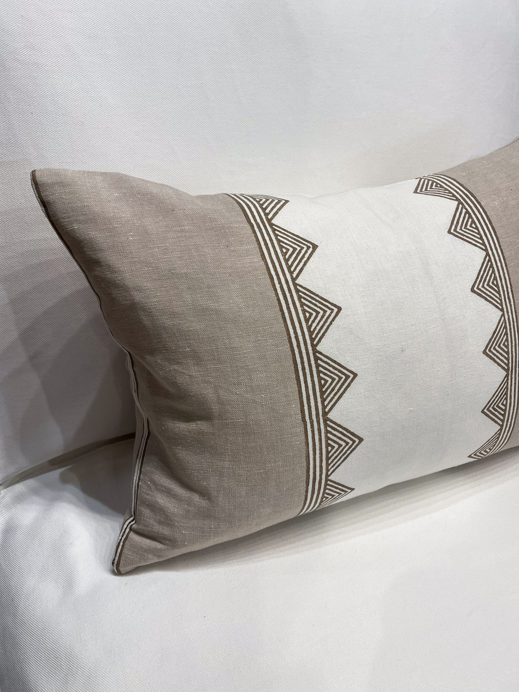 Geometric Stripe Pillow