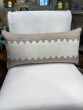 Geometric Stripe Pillow Long