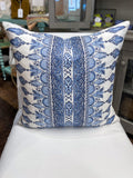 Blue Akola Stripe Pillow