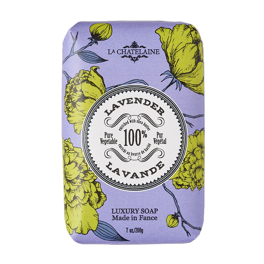 La Chatelaine Beauty Lavender Luxury Soap Trio