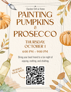 Painting Pumpkins & Prosecco [Reserve Your Spot]