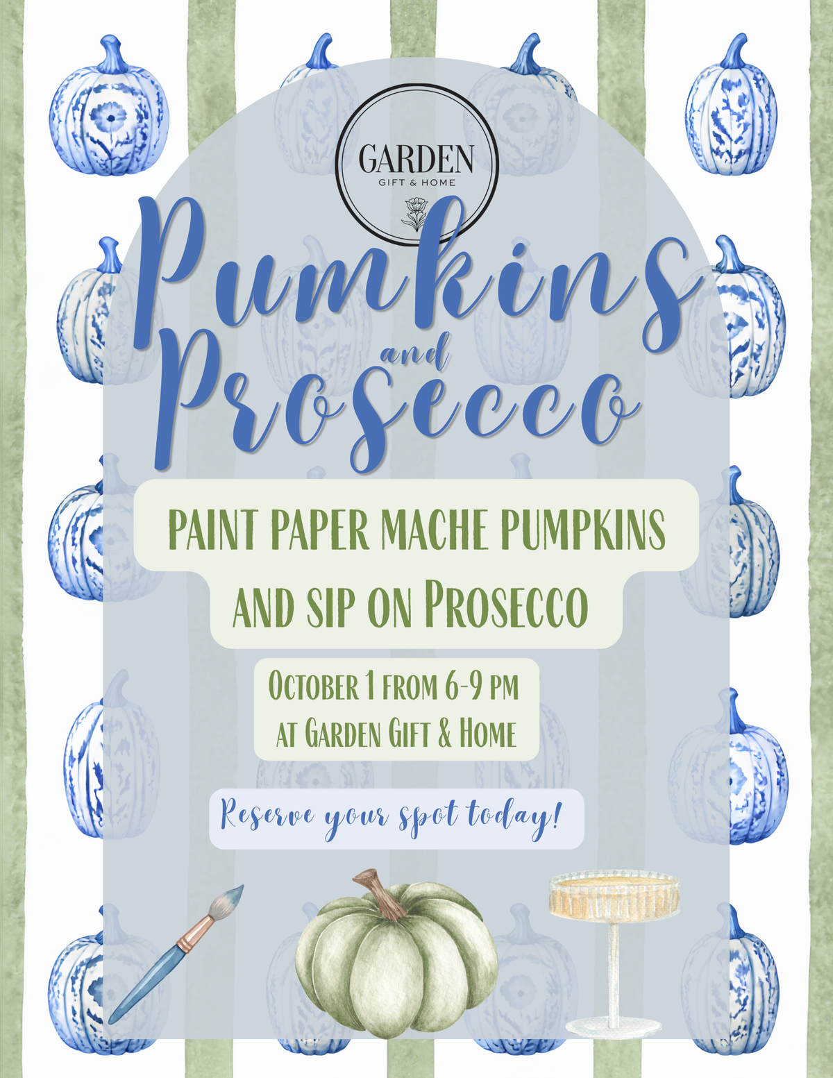 Painting Pumpkins & Prosecco [Reserve Your Spot]