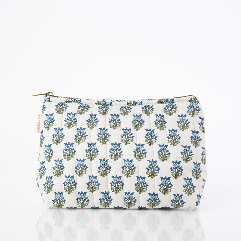 CB Station Block Print Clutch