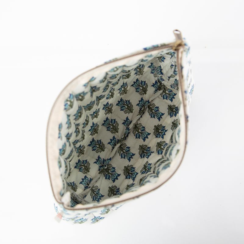 CB Station Block Print Clutch
