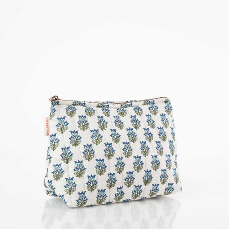 CB Station Block Print Clutch