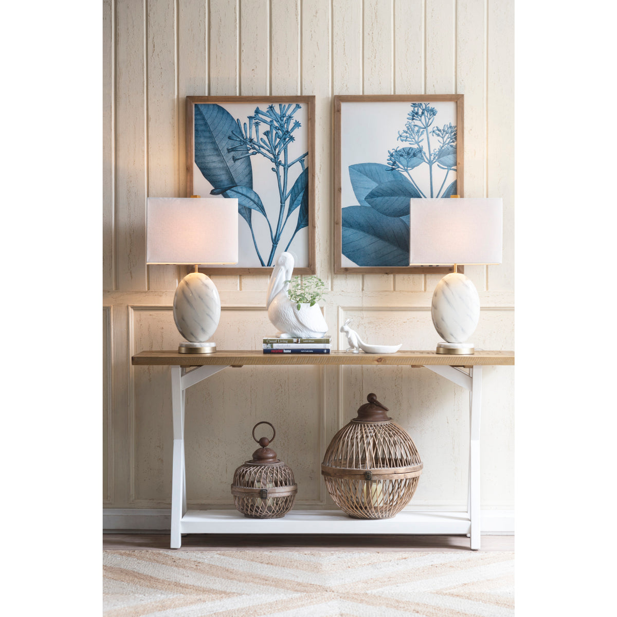 Ceramic Pelican Planter, White