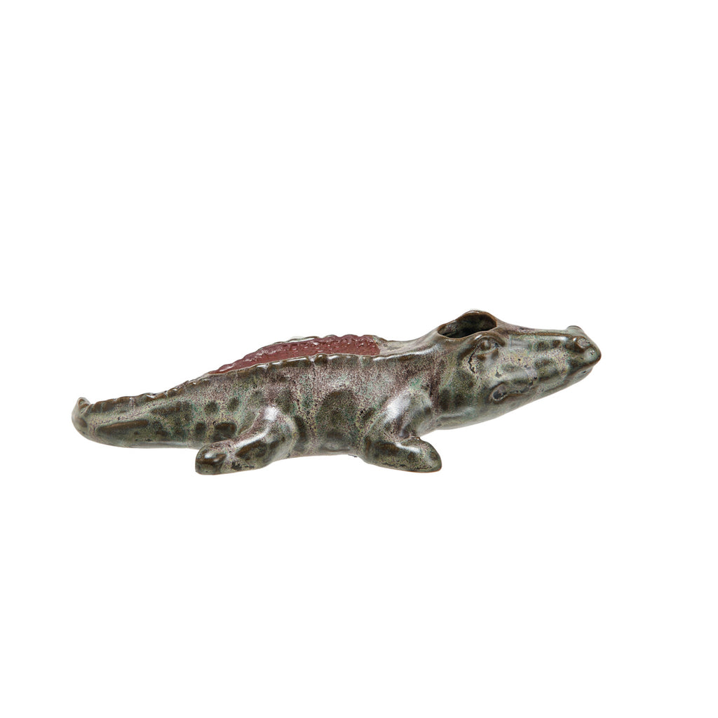 Alligator Matchstick Holder with Striker