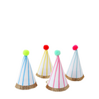 MM Stripe Pom Mini Party Hats