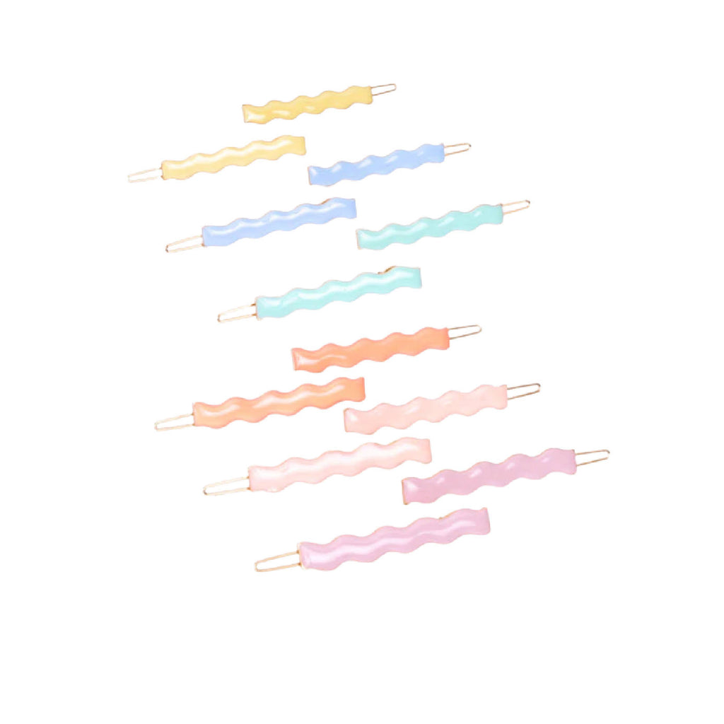Meri Meri Enamel Wavy Hair Clips