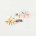 Meri Meri Rainbow Sun & Cloud Hairclips