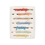 MM Week Day Hair Slides