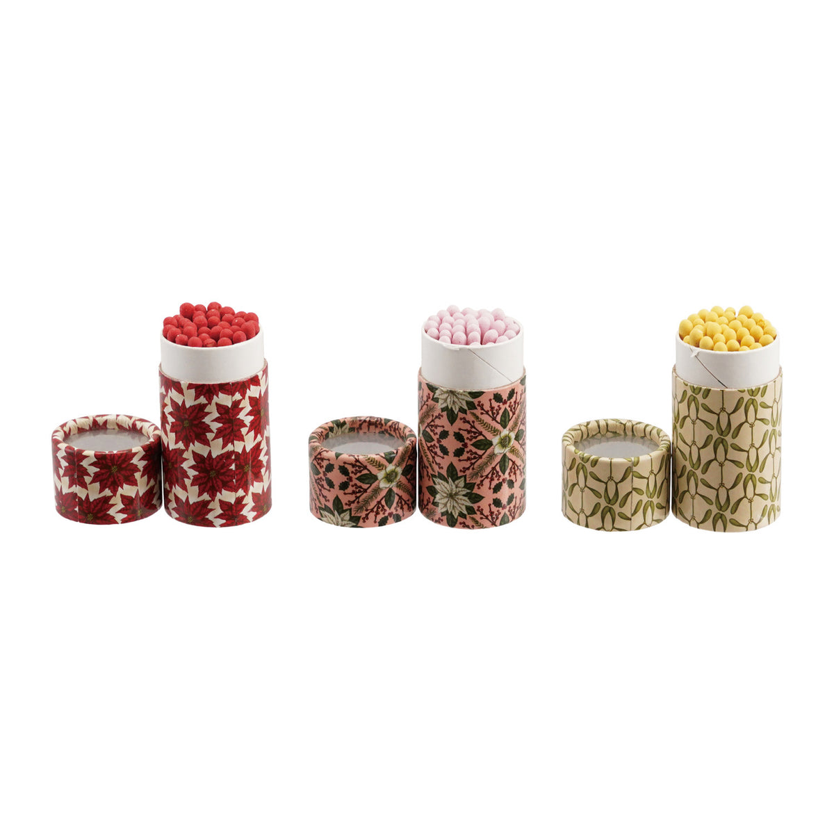 Holiday Safety Matches in Tube (Assorted)
