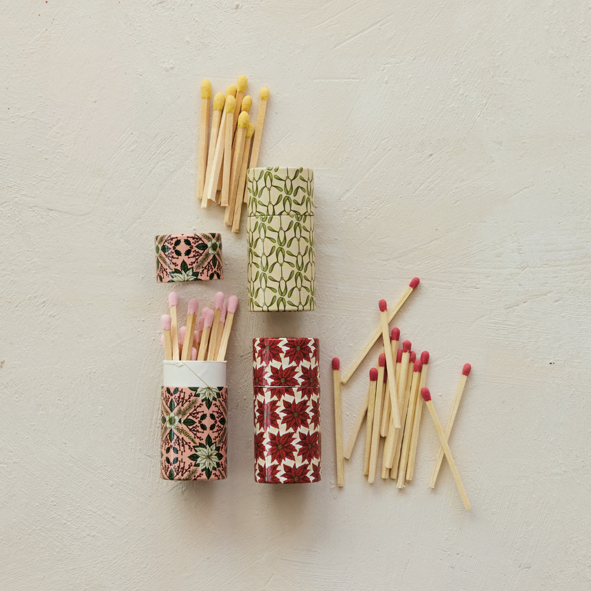 Holiday Safety Matches in Tube (Assorted)